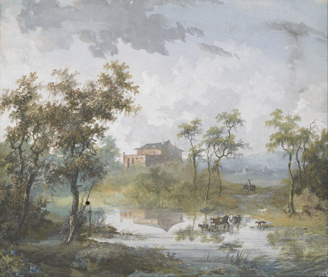 A Rusztikus River Ford alkotó: Louis Gabriel Moreau