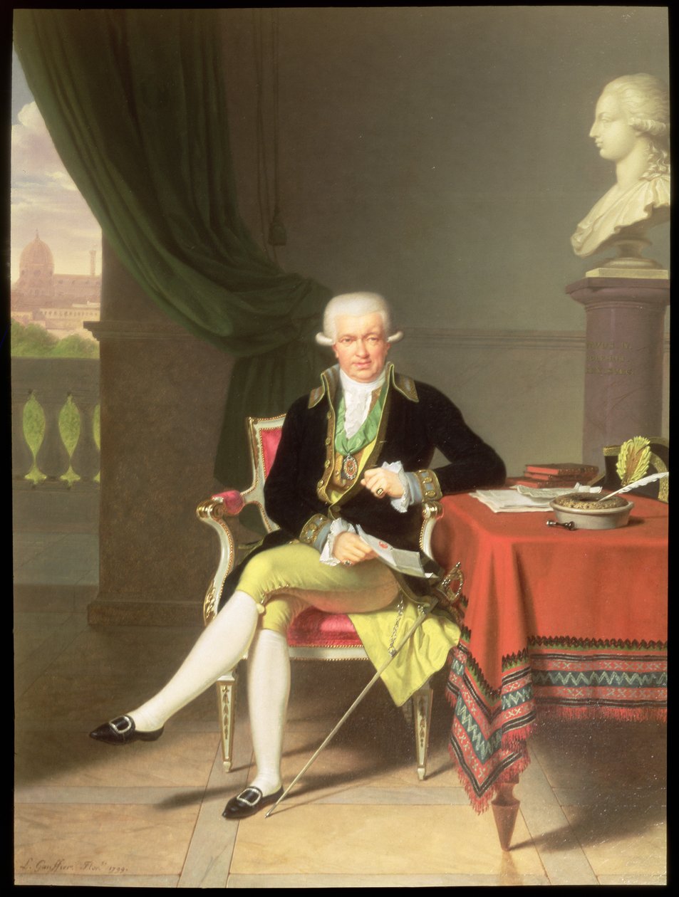 Johan Claes Lagersvard (1756-1863) portréja, 1799 alkotó: Louis Gauffier