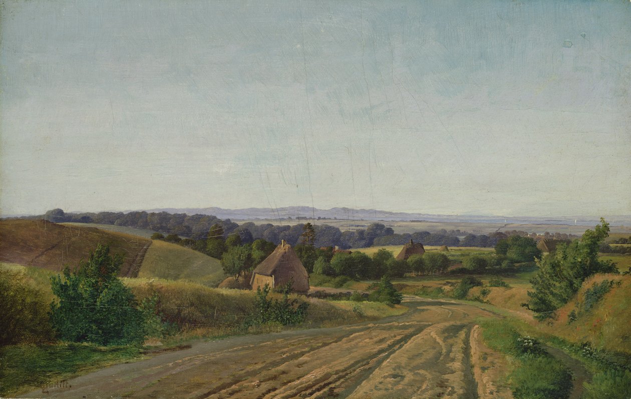 Táj a seelandi Esromban, 1834 alkotó: Louis Gurlitt