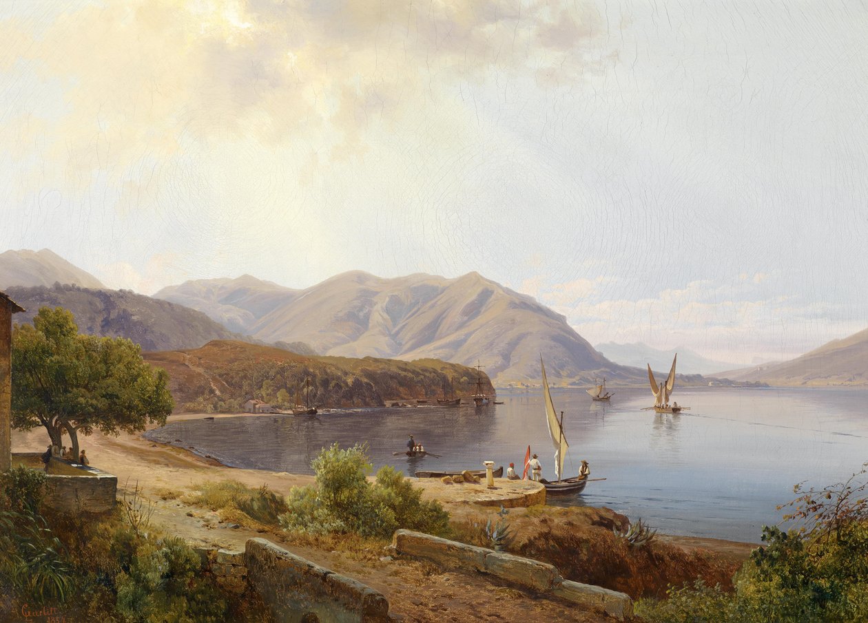 Motiv bei San Felice am Gardasee alkotó: Louis Gurlitt