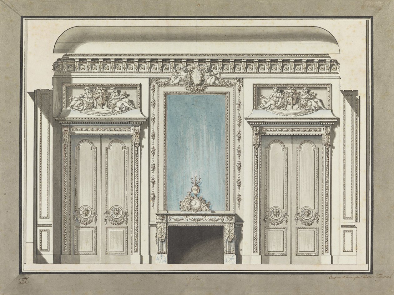 Szalon részlege alkotó: Louis Gustave Taraval