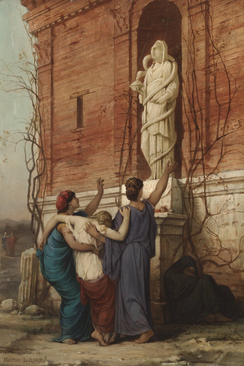Könyörgés Hygieia istennőhöz, 1862 alkotó: Louis Hector Leroux