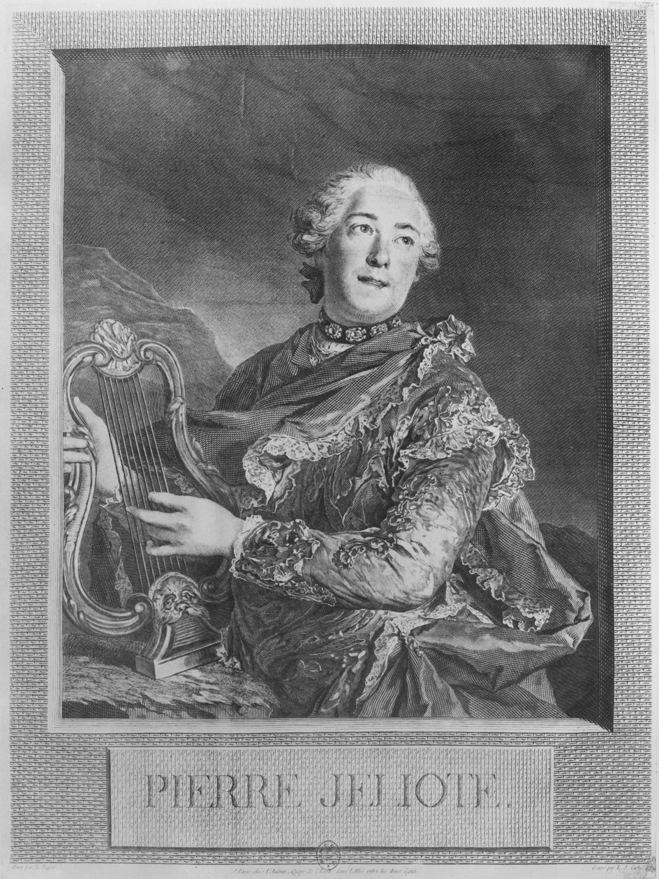 Pierre Jélyotte alkotó: Louis Jacques Cathelin
