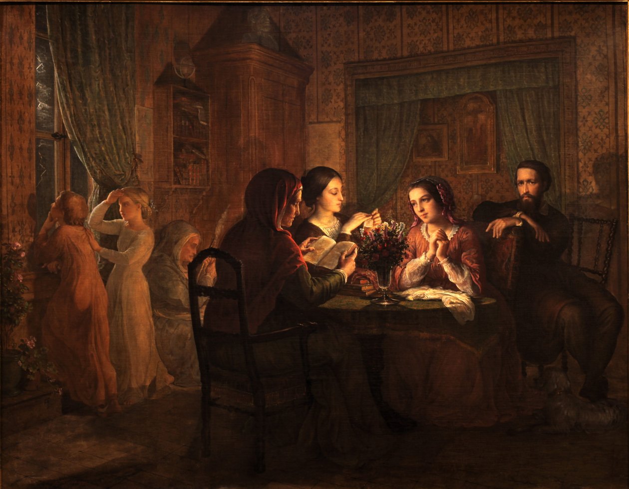 A Lélek verse - Atyai tető alkotó: Louis Janmot