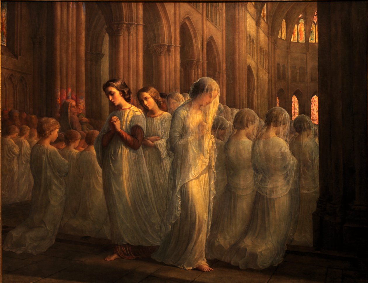 A lélek verse - elsőáldozás alkotó: Louis Janmot