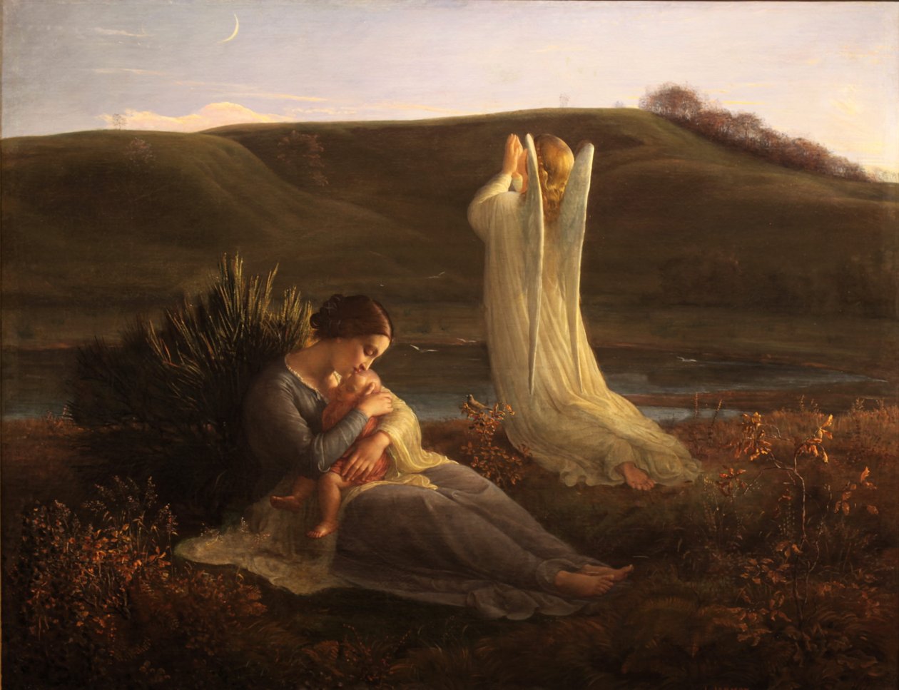 A lélek verse - Az angyal és az anya alkotó: Louis Janmot