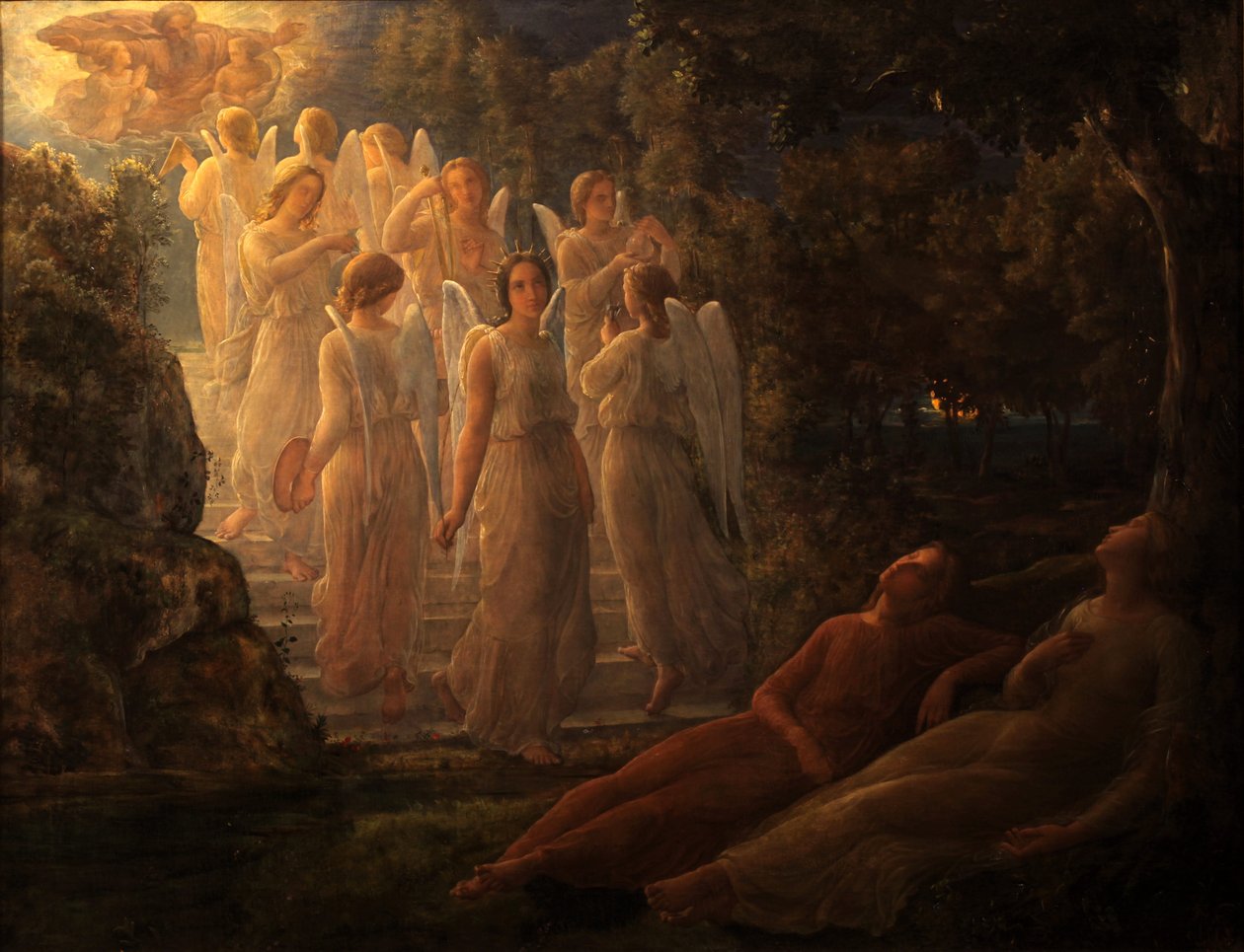 A lélek verse - Az aranylépcsők alkotó: Louis Janmot