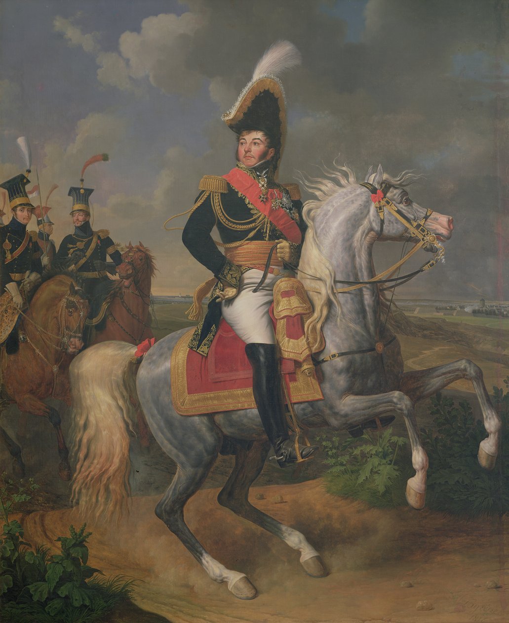 Jean Rapp tábornok (1771-1821) lovas portréja 1816 alkotó: Louis Jean François Lagrenée
