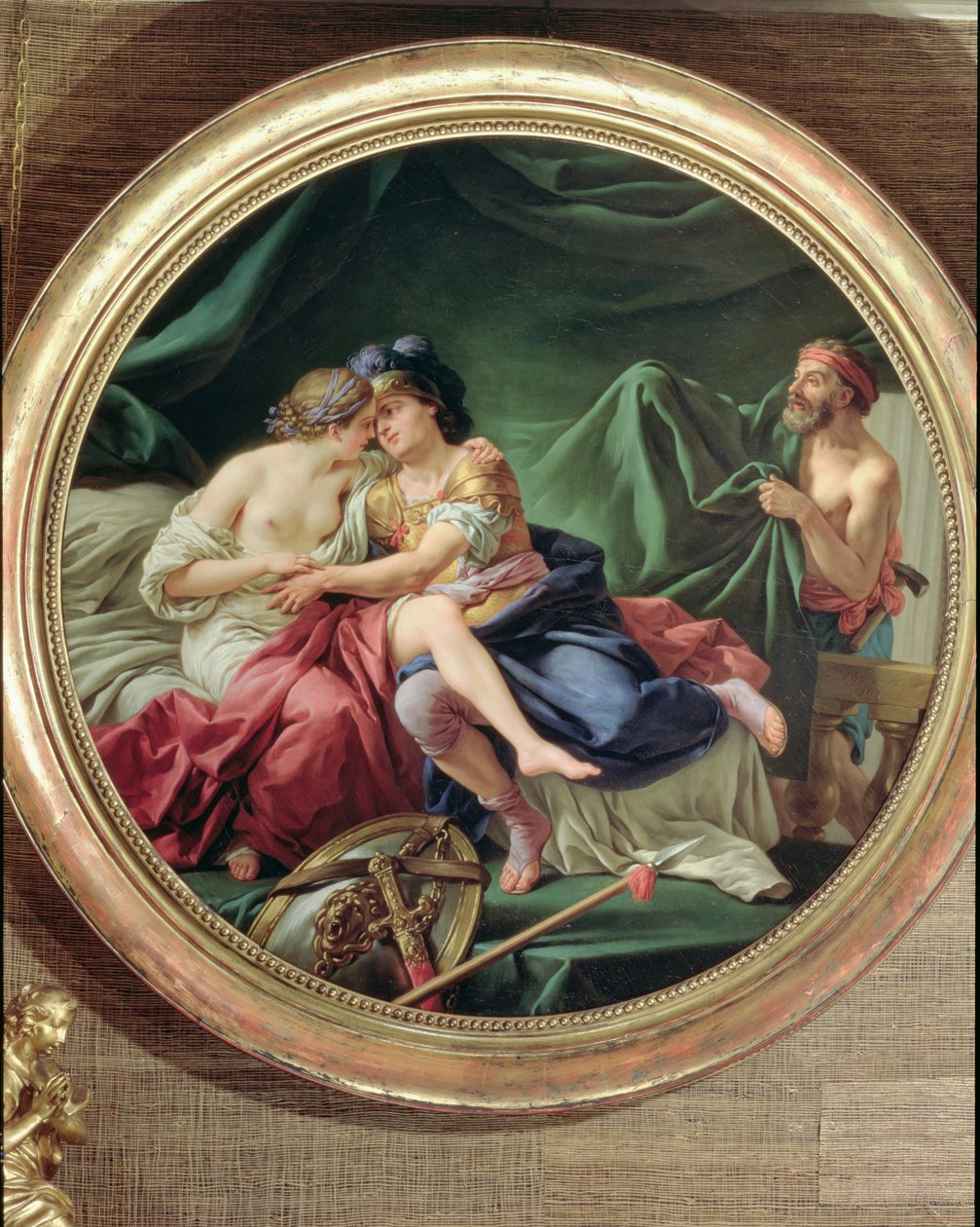 A Mars és a Vénusz meglepte a Vulkán, 1768 alkotó: Louis Jean François Lagrenée
