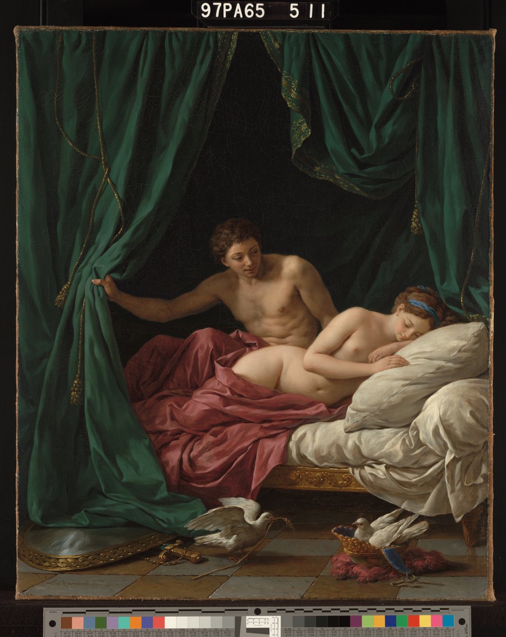 Mars és Vénusz, Béke -allegória alkotó: Louis Jean François Lagrenée