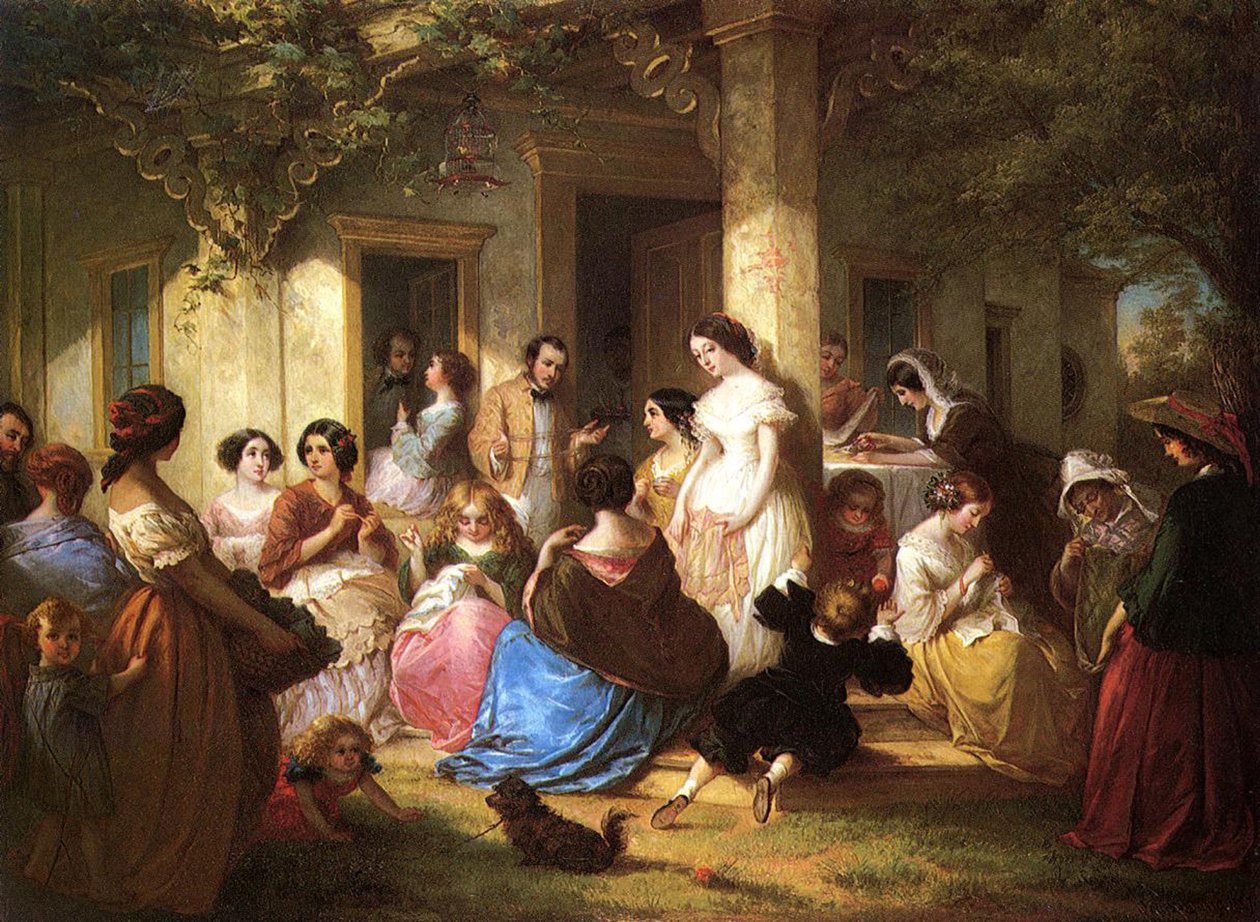 Varróparti, 1857 alkotó: Louis Lang