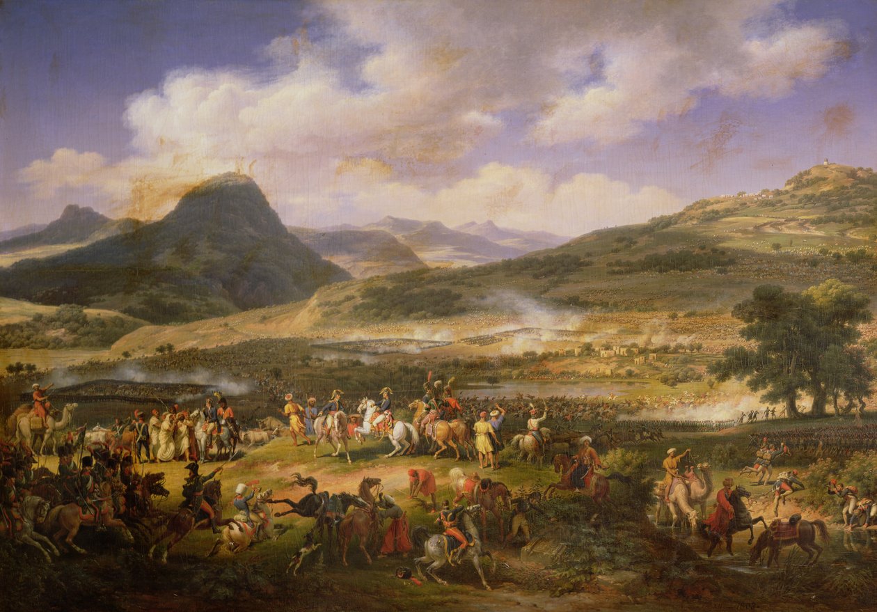 Thabor-hegyi csata, 1799. április 16., 1808 (részlet) alkotó: Louis Lejeune
