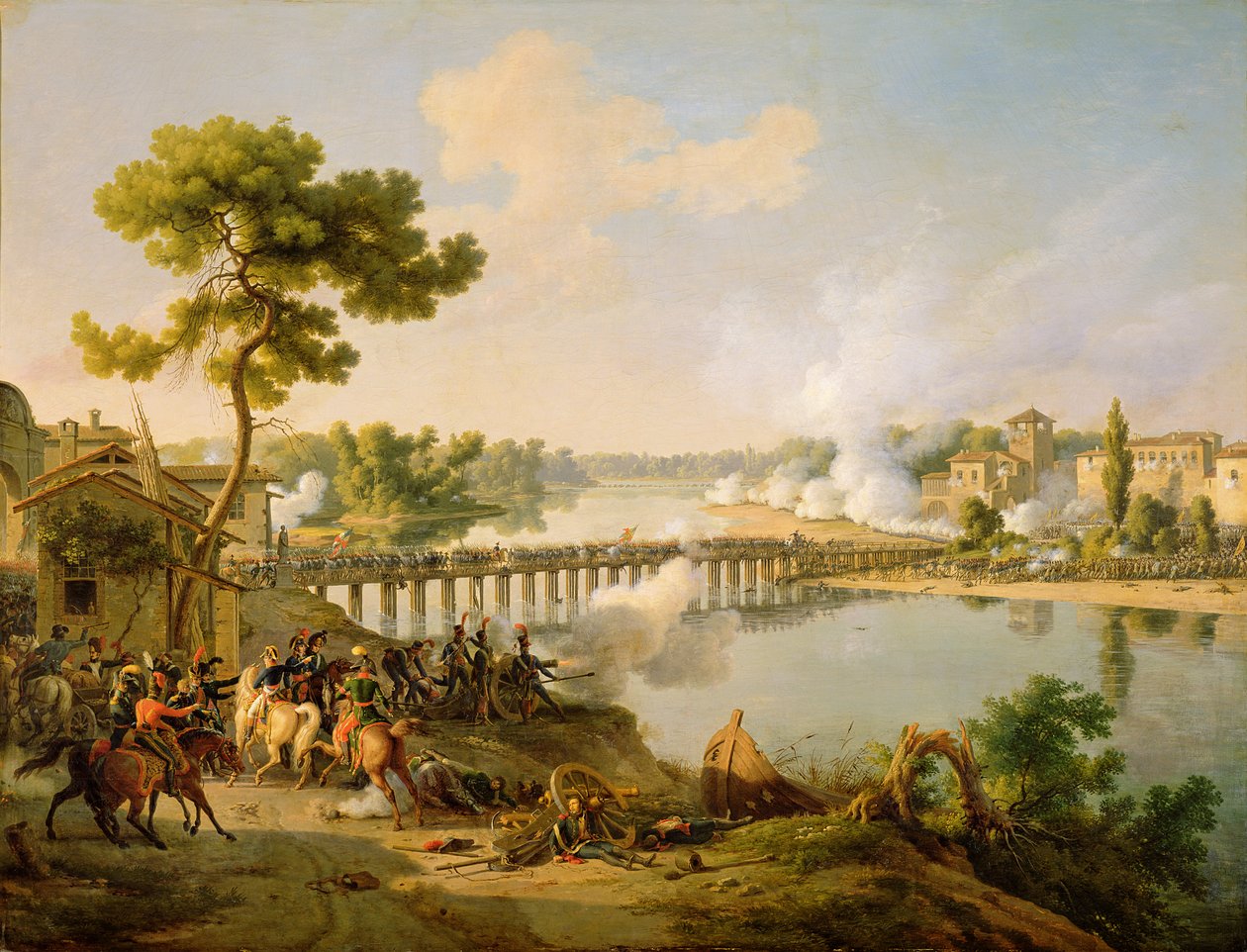 Bonaparte tábornok (1769-1821) Parancsot adott a lodi csatában, 1796. május 10., 1804 körül alkotó: Louis Lejeune