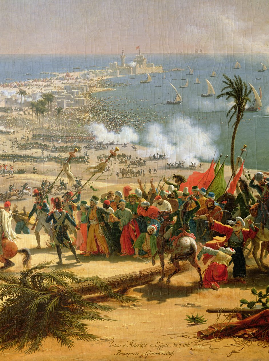 Az aboukiri csata, 1799. július 25 alkotó: Louis Lejeune