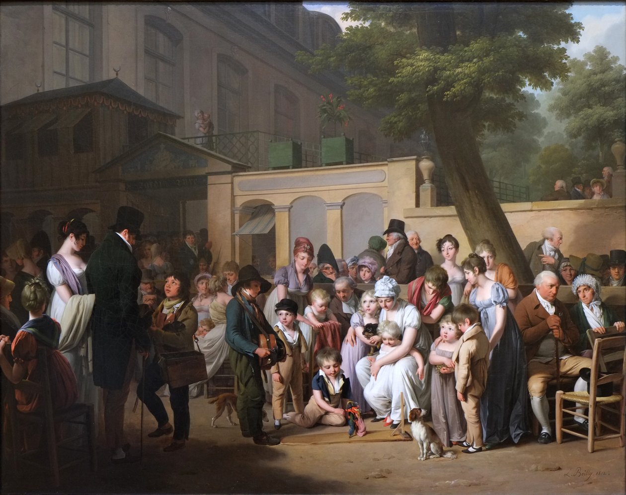 A Jardin Turc bejárata alkotó: Louis Leopold Boilly