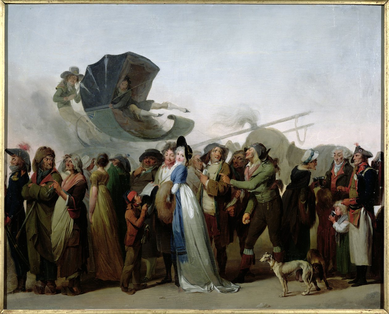 "A hihetetlen március" 1795 alkotó: Louis Leopold Boilly
