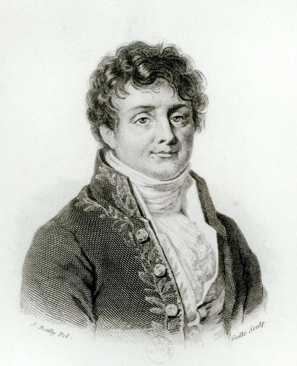 Joseph Fourier (1768-1830) portréja alkotó: Louis Leopold Boilly