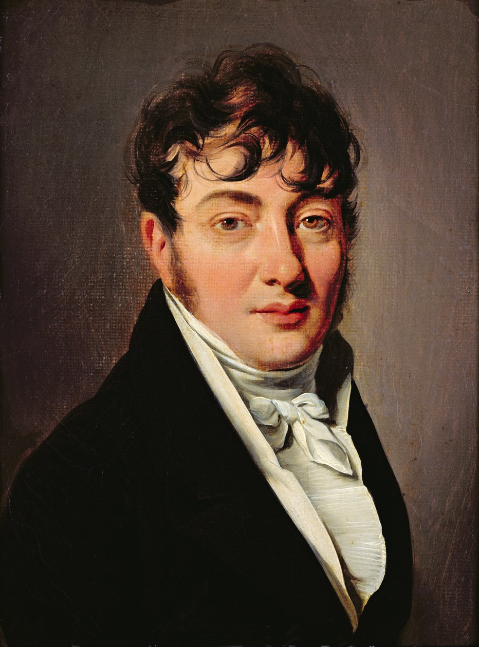 Nagy Lajos, de Marizy márki portréja alkotó: Louis Leopold Boilly