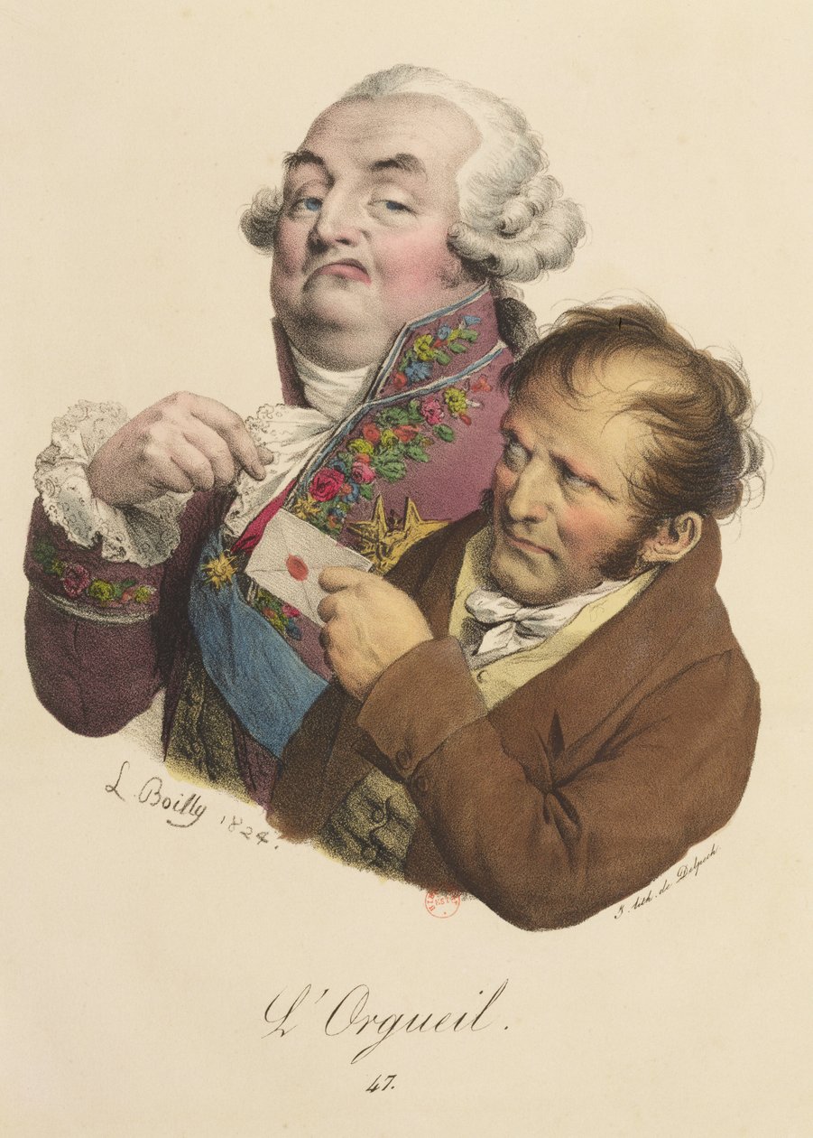 Büszkeség, 1824 alkotó: Louis Leopold Boilly