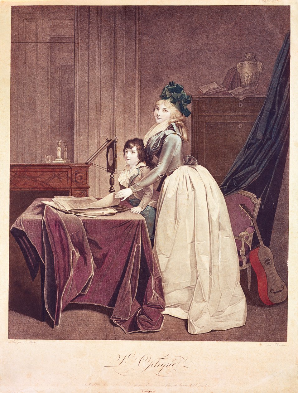 Az optikai csalódás, 1794 alkotó: Louis Leopold Boilly