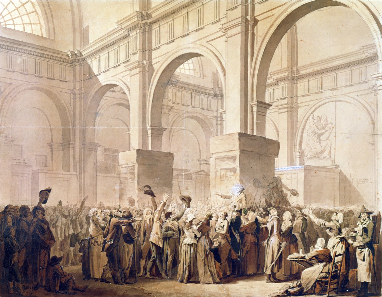 Marat diadala (1793. április 24.) alkotó: Louis Leopold Boilly