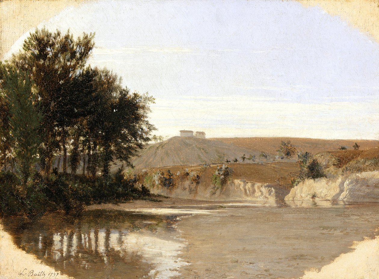 A tó látványa, 1797 alkotó: Louis Leopold Boilly