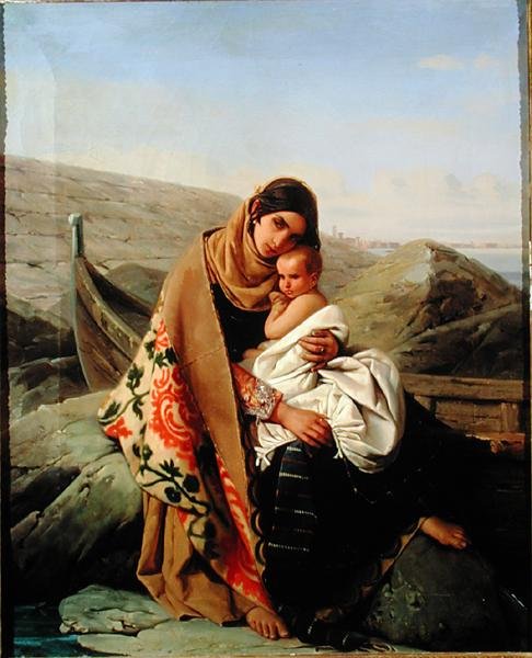A boldog anya, 1834 alkotó: Louis Leopold Robert