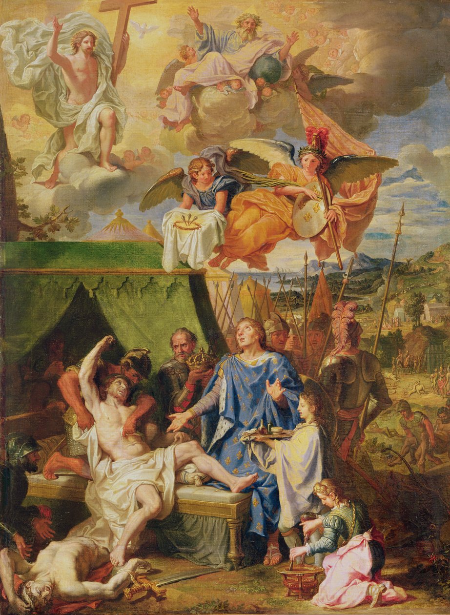St. Louis a scrofulában szenvedők gyógyítása alkotó: Louis Licherie de Beuron