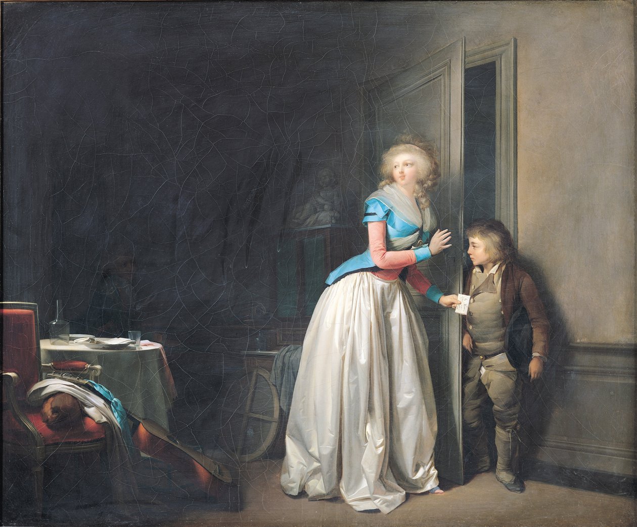 A fogadott látogatás, 1789 alkotó: Louis Leopold Boilly