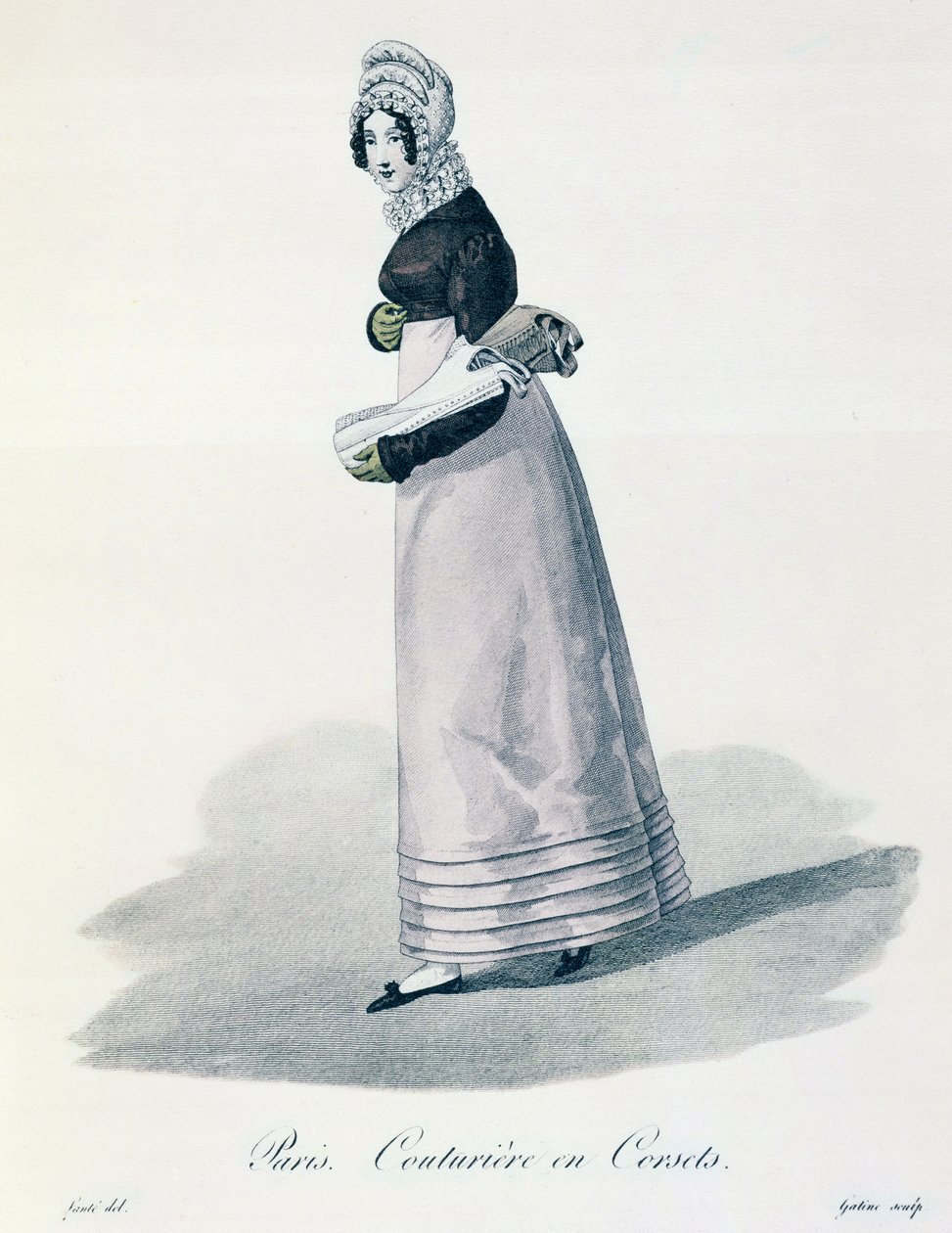 Párizsi fűzőkészítő, 1830 körül alkotó: Louis Marie Lante