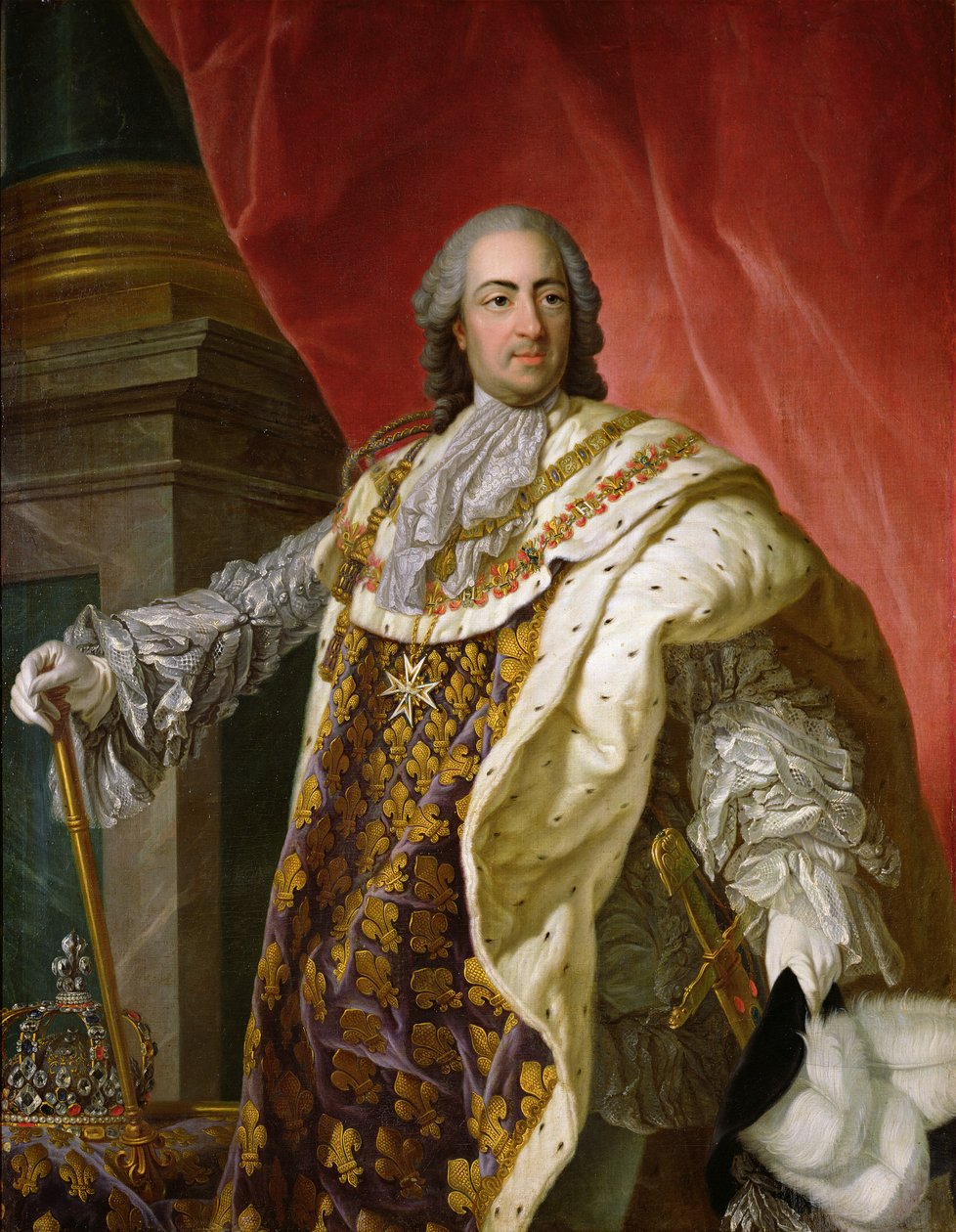XV. Lajos (1710-74) alkotó: Louis Michel van Loo
