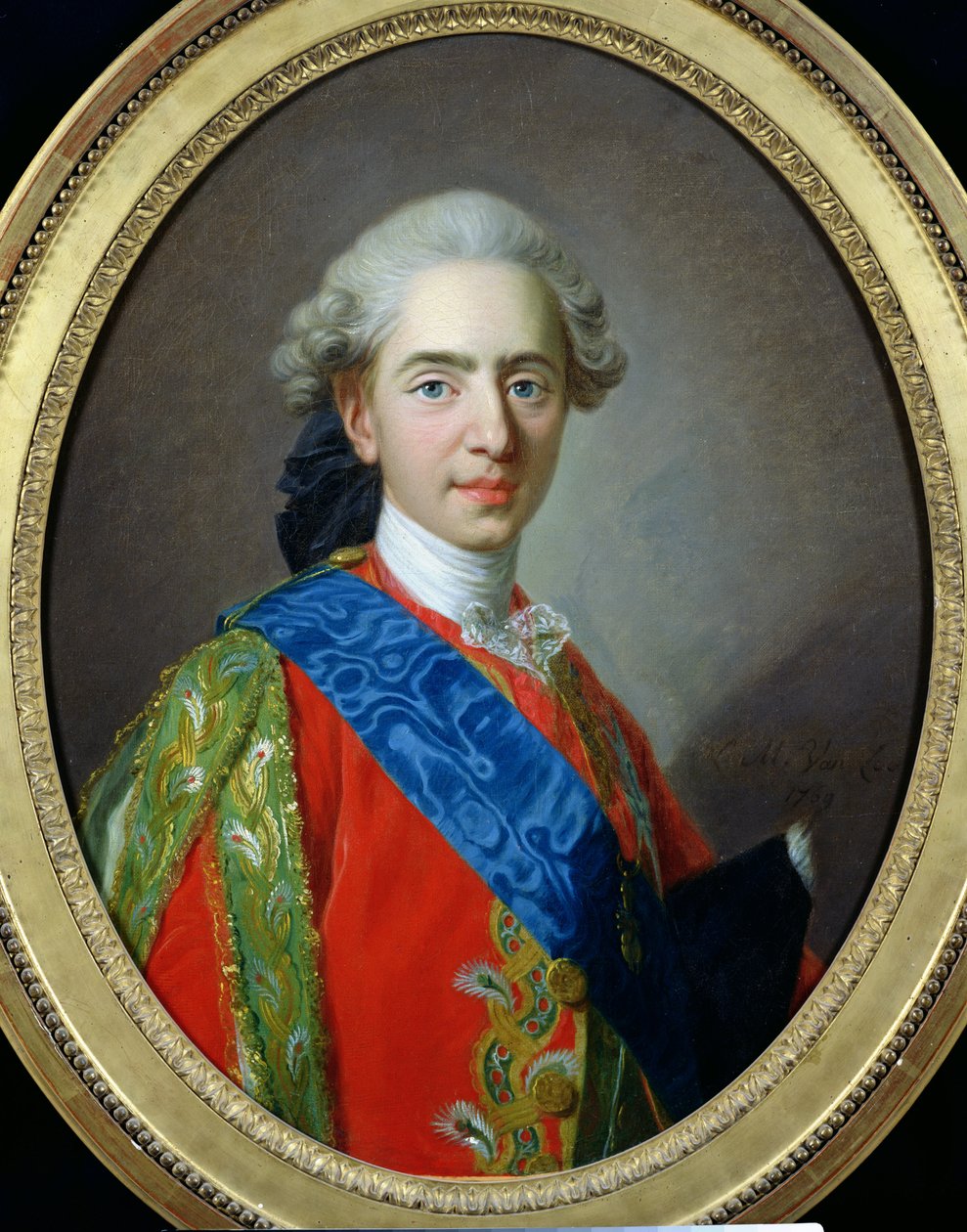 A francia Dauphin Lajos (1754-93) portréja, 15 éves, 1769 alkotó: Louis Michel van Loo