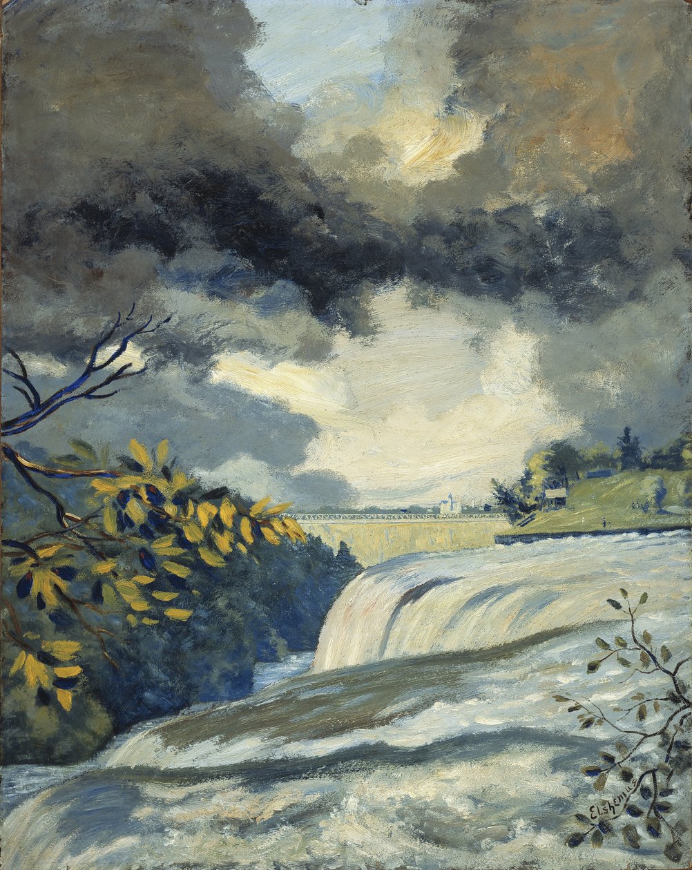 Niagara-vízesés, 1907-08 alkotó: Louis Michel Eilshemius