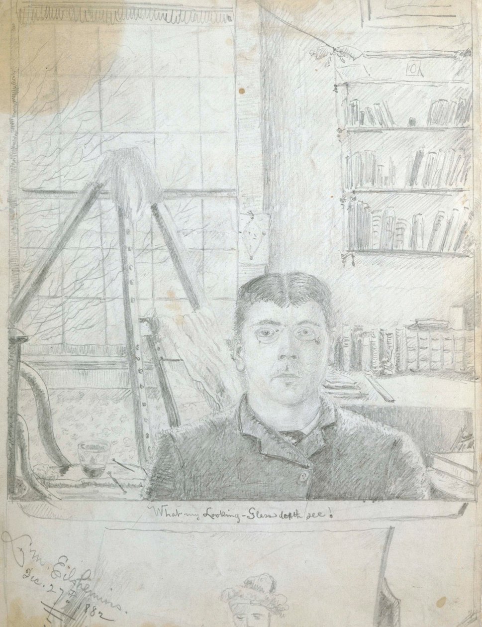 Önarckép alkotó: Louis Michel Eilshemius