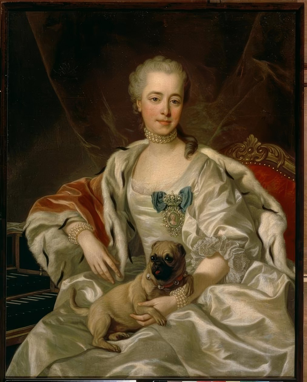 E. D. Golitsin hercegnő portréja alkotó: Louis Michel van Loo