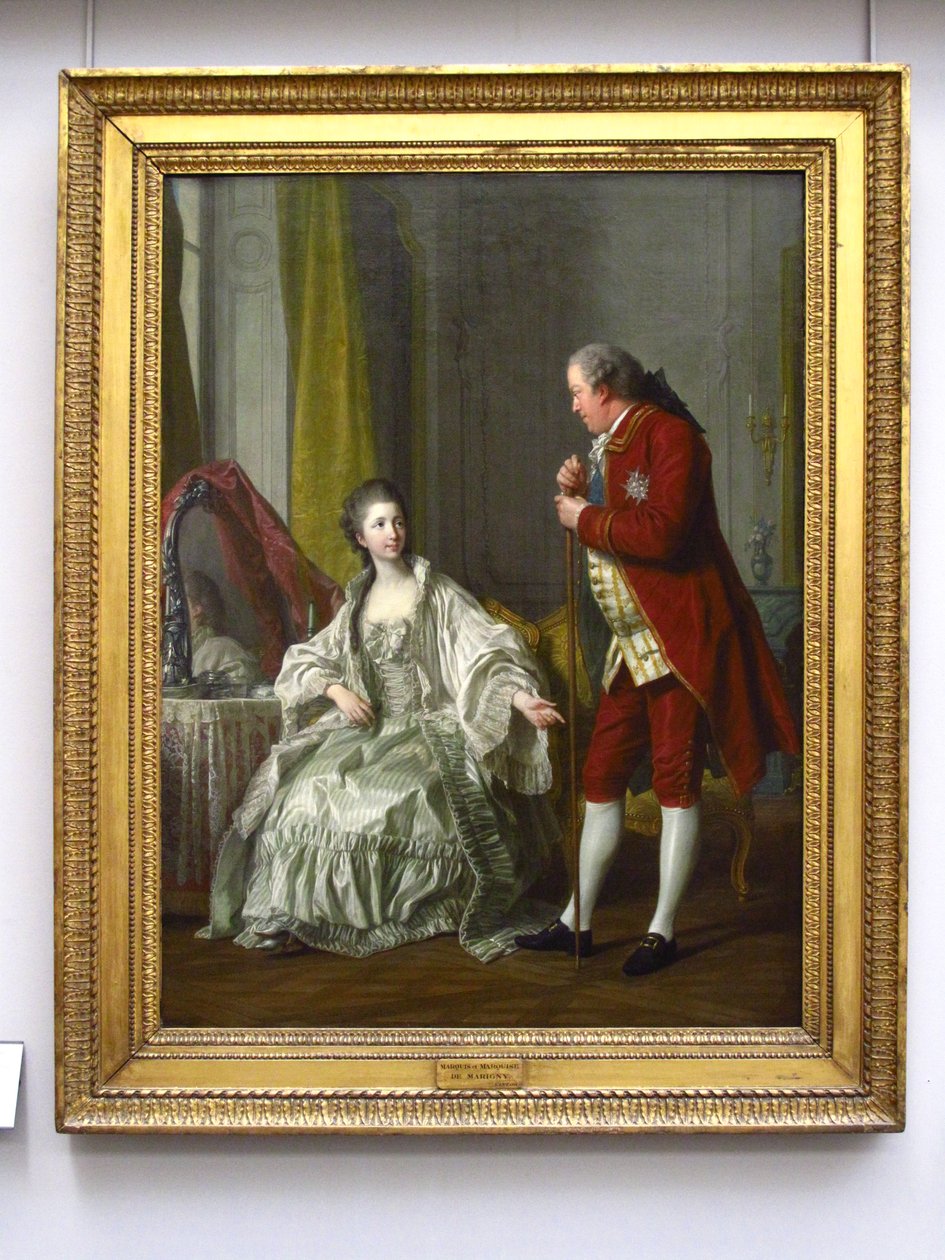 De Marigny márki és felesége alkotó: Louis Michel van Loo