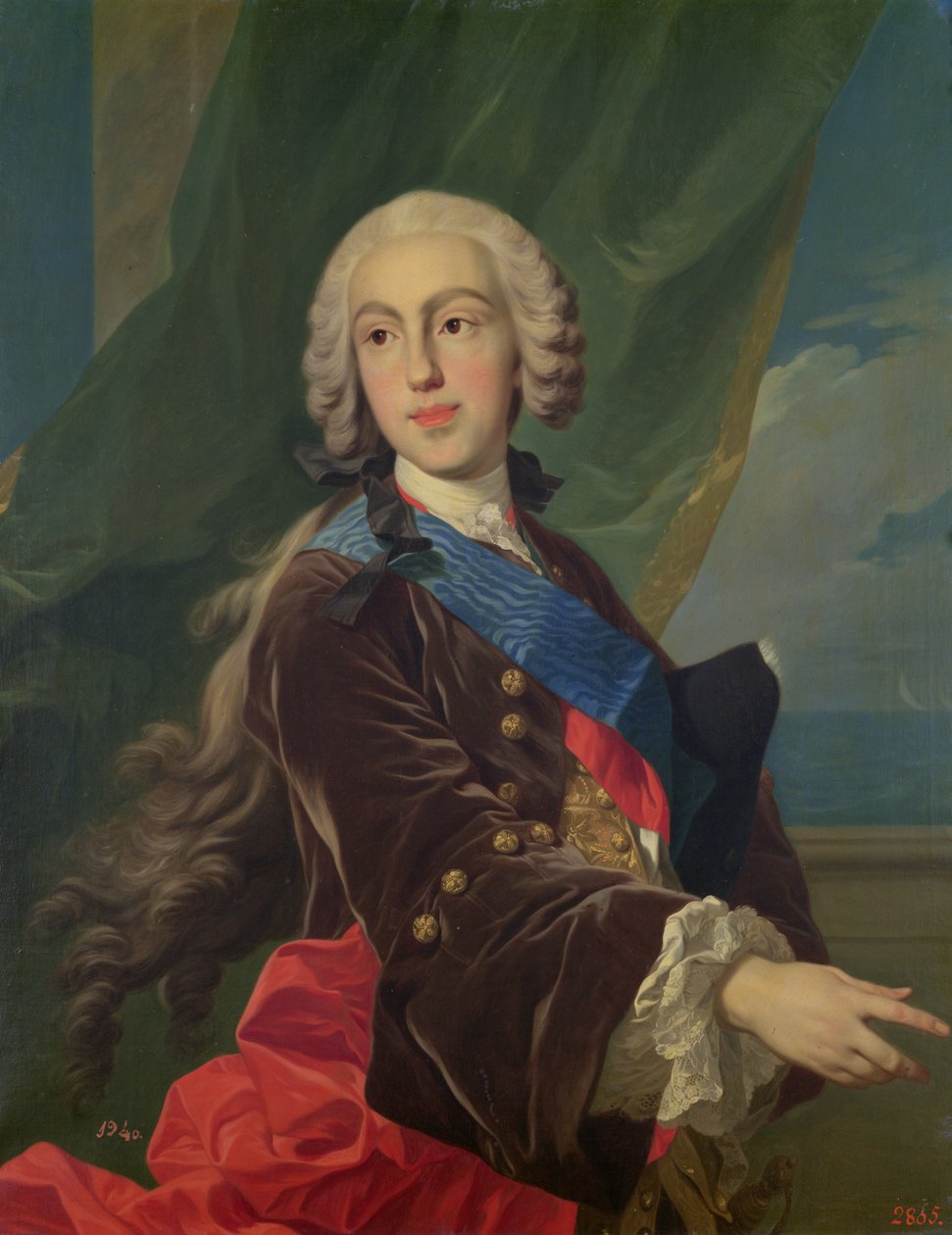 Bourbon csecsemő Fülöp, Párma hercege alkotó: Louis Michel van Loo