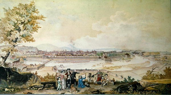 Louis Philippe Joseph (1747-93) Orléans hercegének látogatása Besanconban 1780-ban (wc papíron) alkotó: Louis Nicolas de Lespinasse