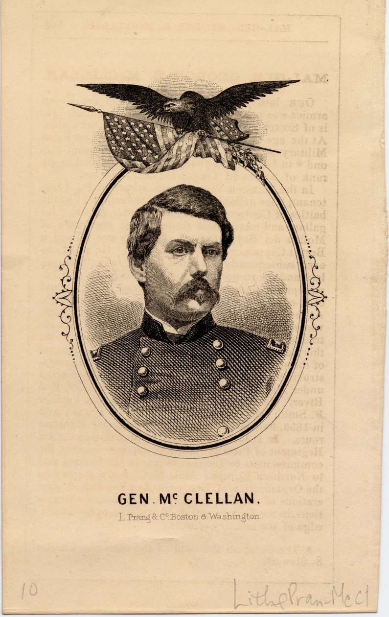 McClellan tábornok alkotó: Louis Prang