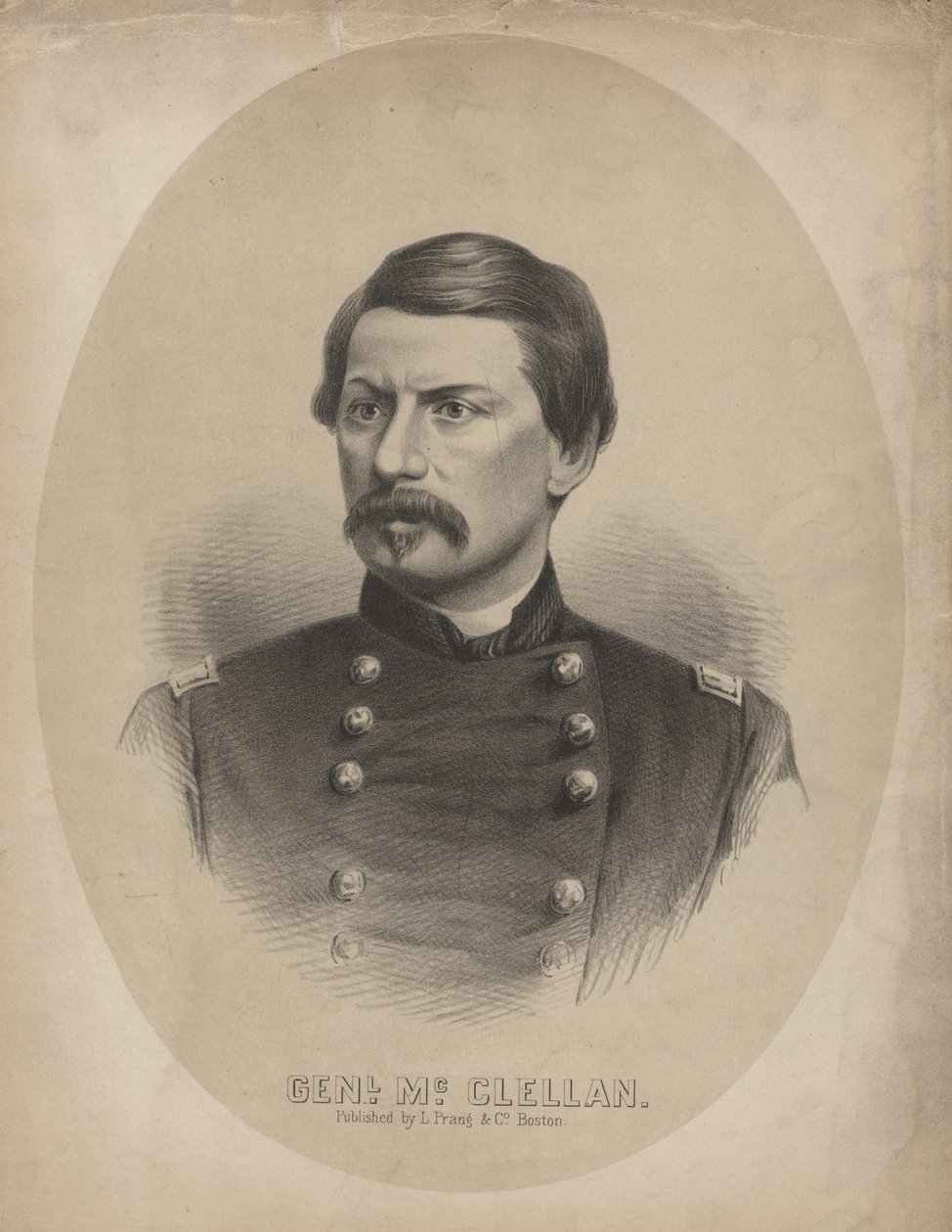 McClellan tábornok, 1862 alkotó: Louis Prang