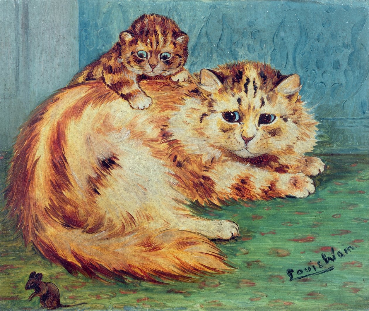 Pimasz egér! (tábla) alkotó: Louis Wain