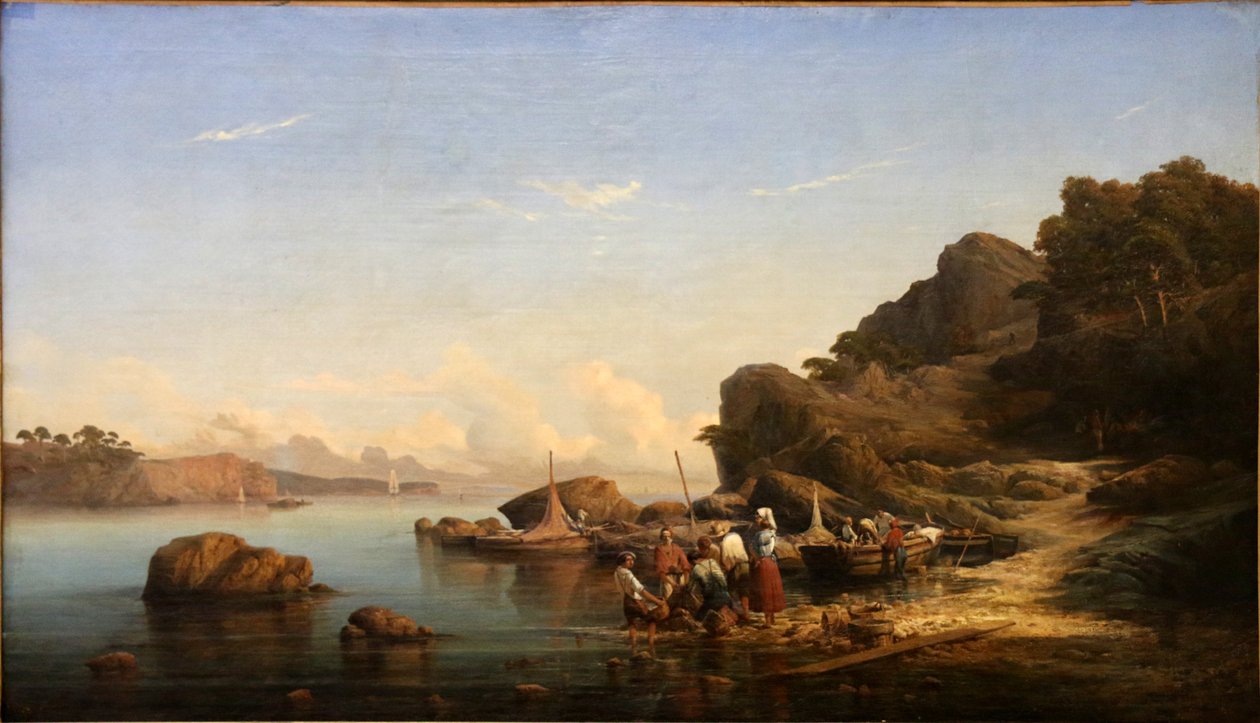 Baie de Magaud alkotó: Louis Édouard Isidore Cauvin