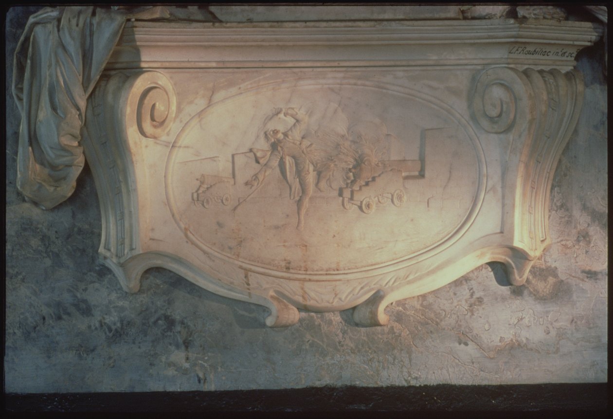 Részlet egy emlékműből, 1725 márvány alkotó: Louis Francois Roubillac