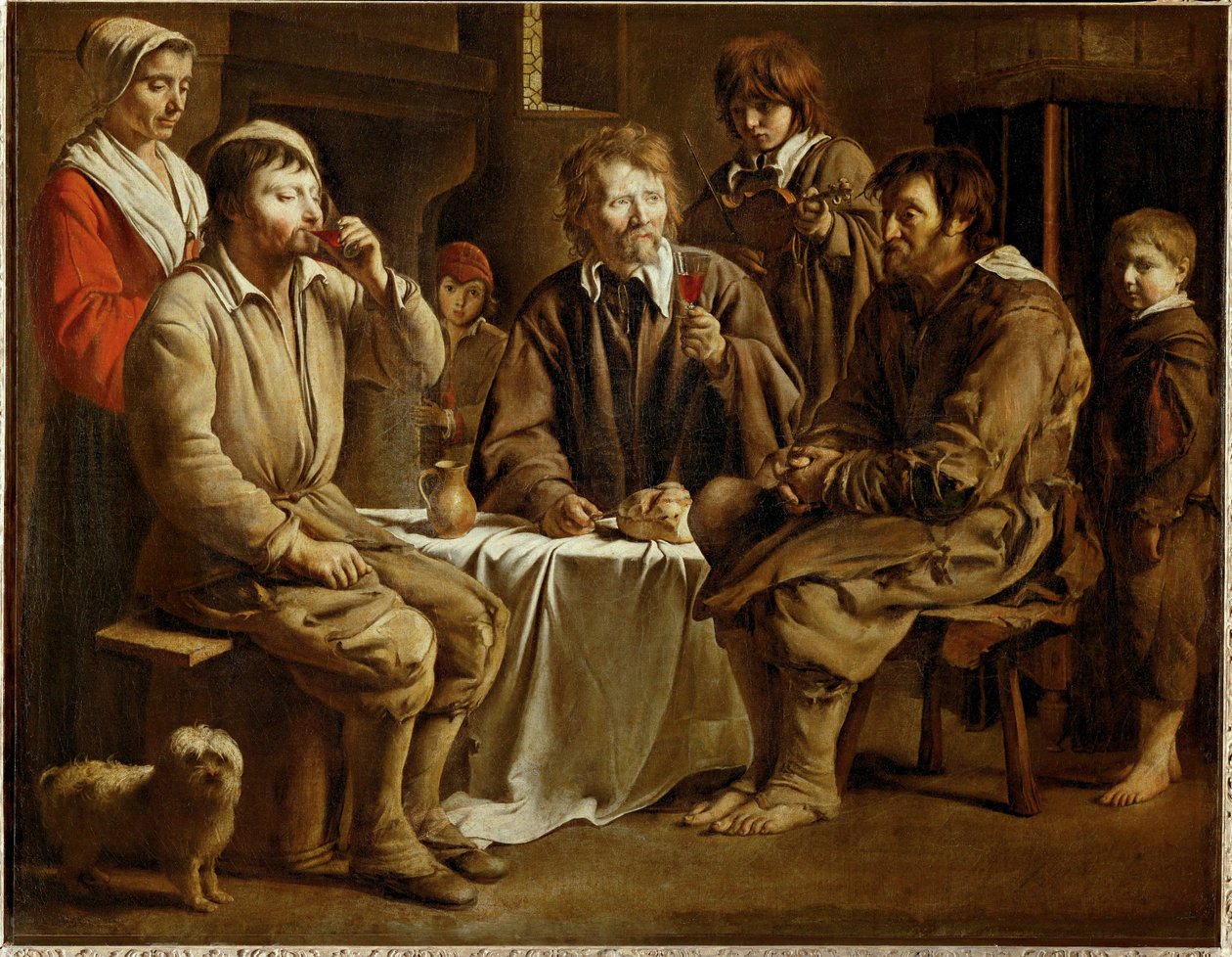 Egy paraszti étkezés ... alkotó: Louis (attr. to) Le Nain