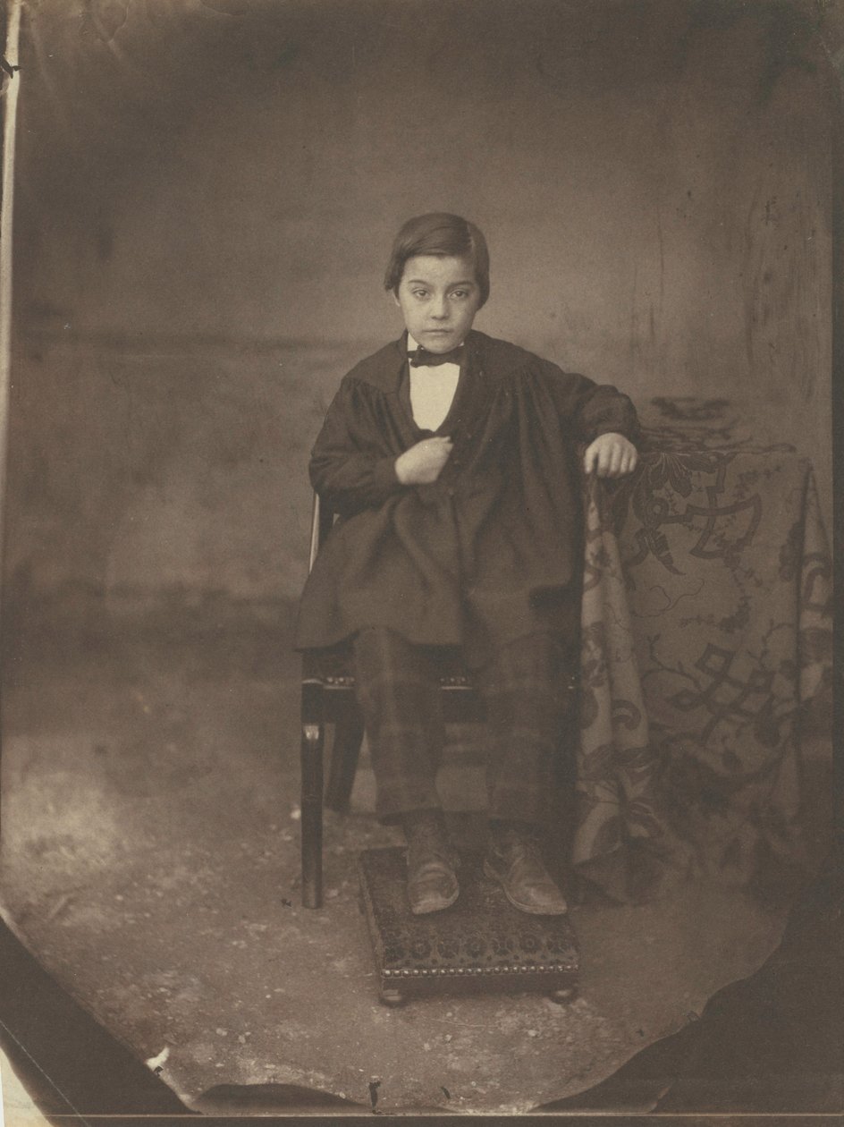 Egy fiatal fiú portréja, c. 1848. alkotó: Louis Adolphe Humbert de Molard