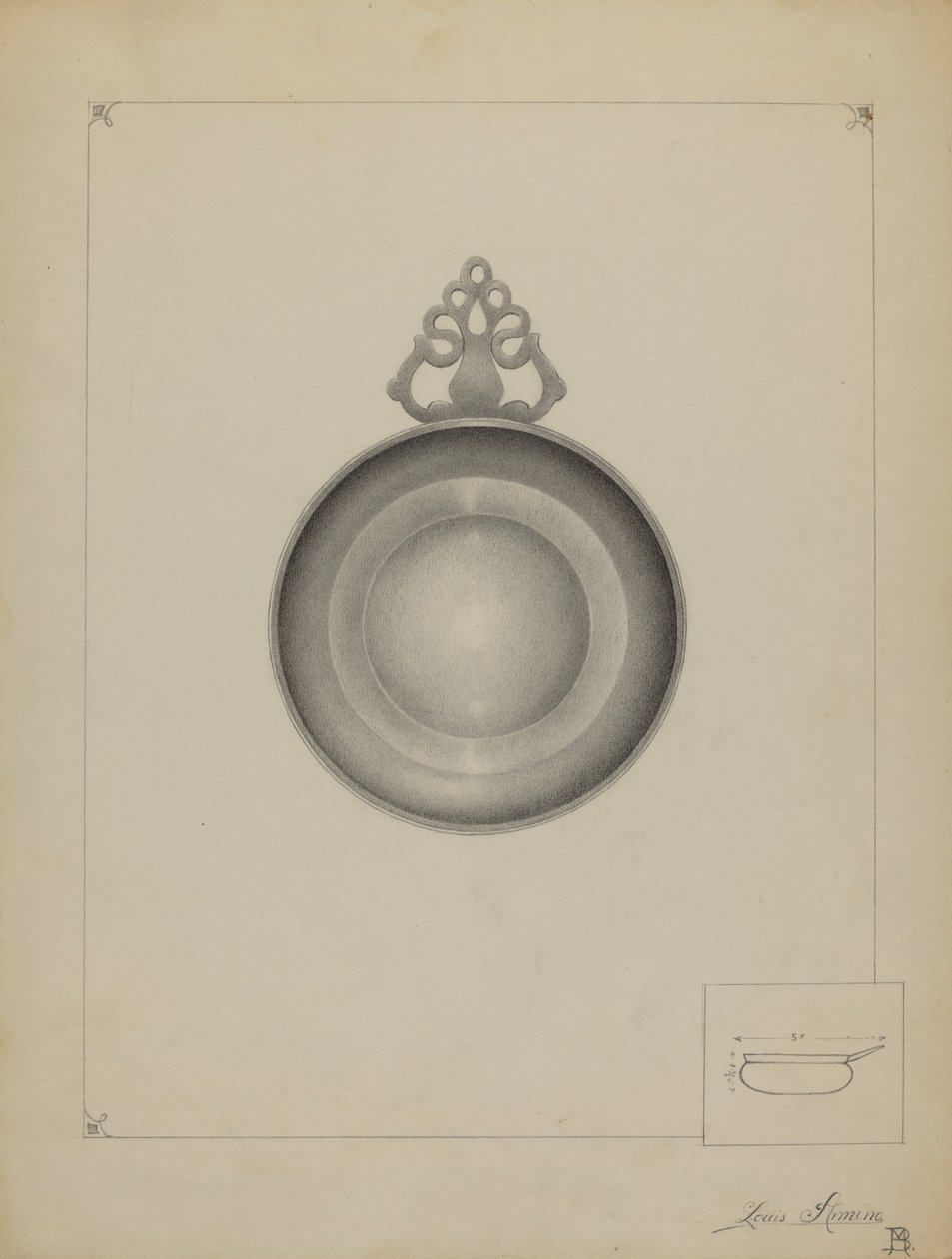 Pewter Porringer alkotó: Louis Annino