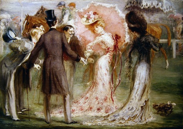 Mérleg a versenyeken (olaj, vászon) alkotó: Louis Anquetin