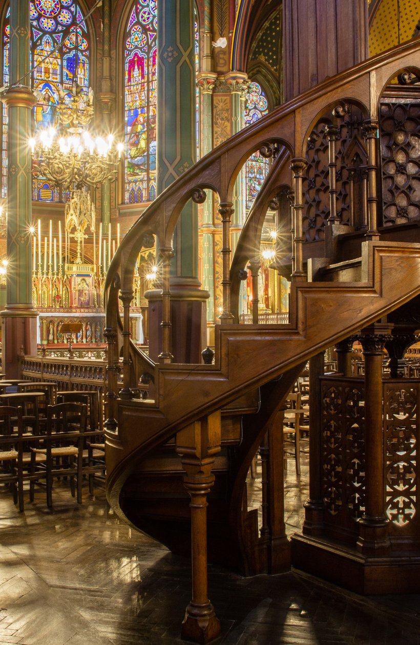 Saint-Eugene-Sainte-Cécile templom, Párizs, 2023 (fotó) alkotó: Louis Auguste Boileau