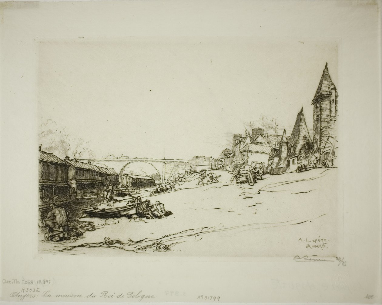 Angers: A lengyel király háza alkotó: Louis Auguste Lepère