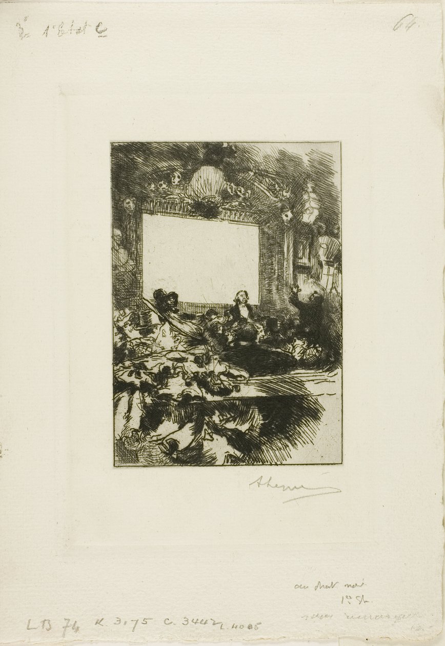 A Chat Noirban alkotó: Louis Auguste Lepère